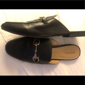 Merona Black Mules - 9 1/2